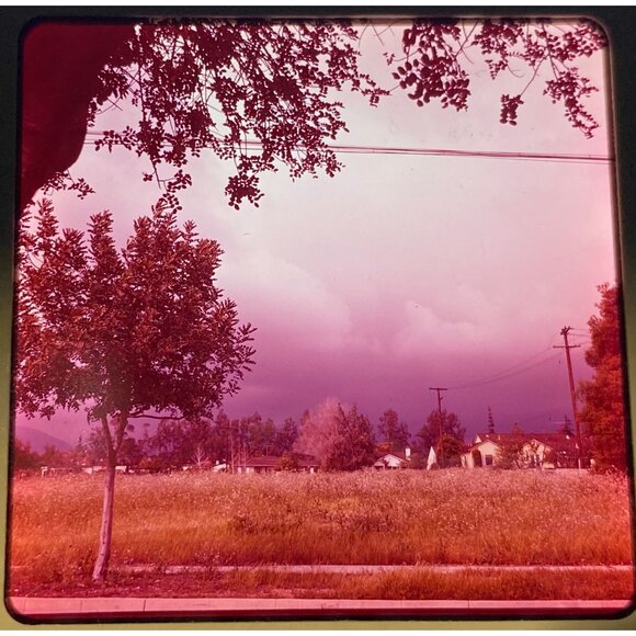 Vtg 1950's Neighborhood & Countryside 1956 Chevy Lot of 4 Ektachrome Slides 2.75 - Picture 3 of 8